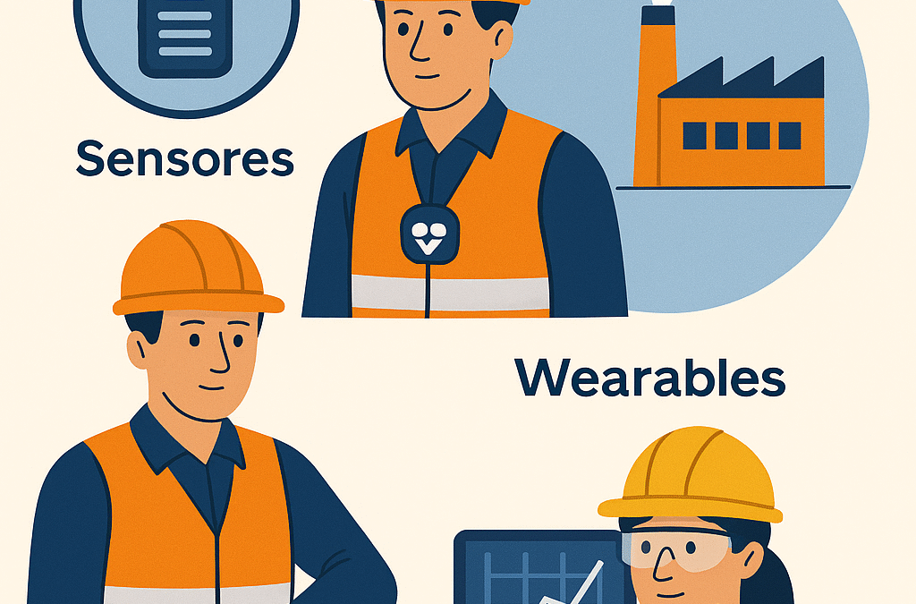 Nuevas tecnologías en seguridad laboral: sensores, wearables y monitoreo