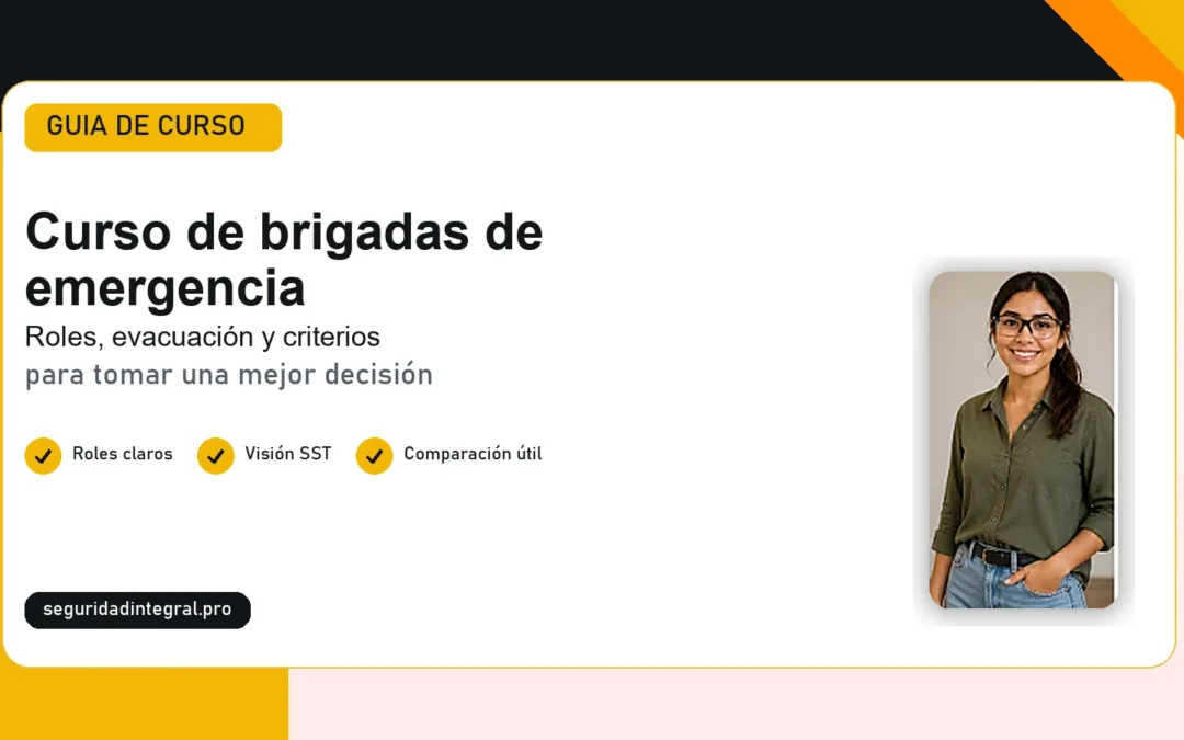 Portada conceptual de Sara para Donde encontrar un curso de brigadas de emergencia en Colombia