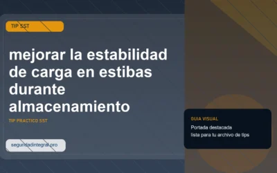 Tip para mejorar la estabilidad de carga en estibas durante almacenamiento