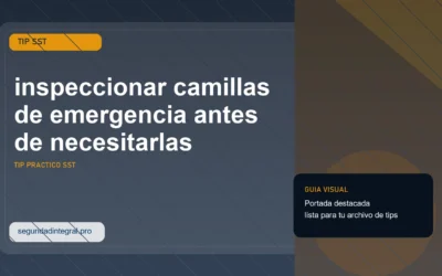 Tip para inspeccionar camillas de emergencia antes de necesitarlas