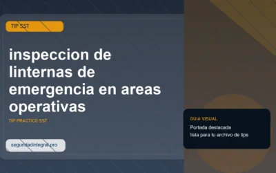 Tip de inspeccion de linternas de emergencia en areas operativas