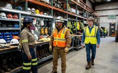 EPP por industria: cómo elegir el equipo de protección correcto en minería, construcción y logística